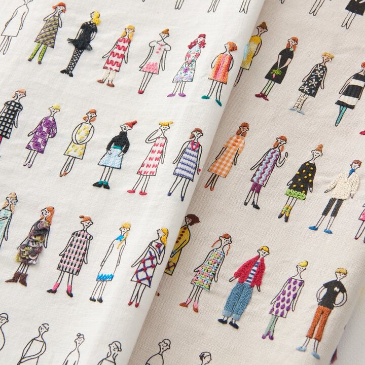 100 Ladies embroidery
