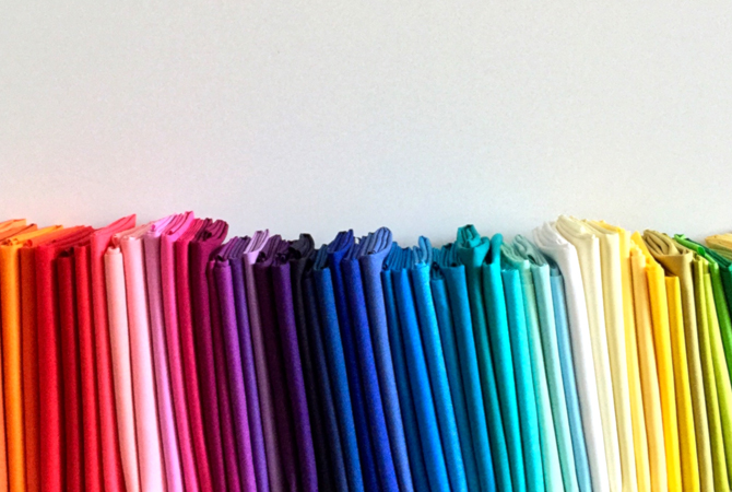 1000 COLORS — Lecien fabric collection