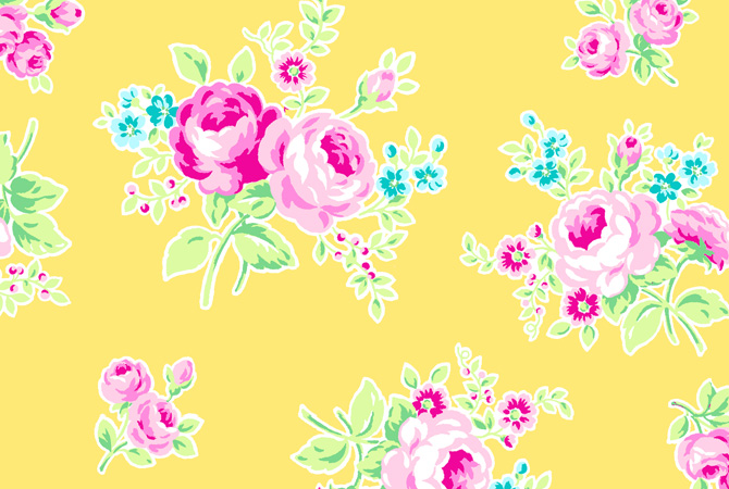 Flower Sugar ~ Symbol of Love ~ — Lecien fabric collection