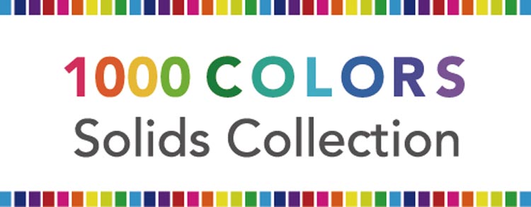 1000 COLORS — Lecien fabric collection