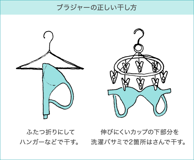 型くずれ防止 のためにもおさえておきたいブラジャーの干し方 しまい方 株式会社ルシアン 公式サイト